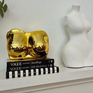 Gold Women's Bust Clutch